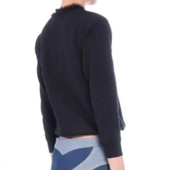 Mimi Wade Heart Palpatation Crewneck Long Sleeve Sweater Black Small 2/4 - Picture 11 of 11